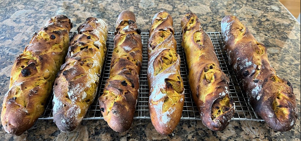 Madras Curry, Almond & Raisin Loaf The Fresh Loaf